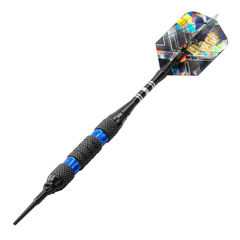 [Australia - AusPower] - Viper Black Ice Soft Tip Darts Blue Rings 18 Grams 