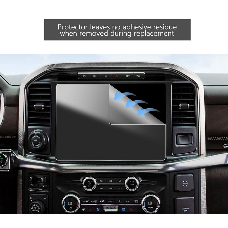 [Australia - AusPower] - Screen Protectors Foils for 2021+ F*ord F 150 F150 SYNC 4 12-Inch Plastic Infotainment Display GPS System Center Touch Navigation Protective Film F-150 Interior Accessories(PET 2PCS) 