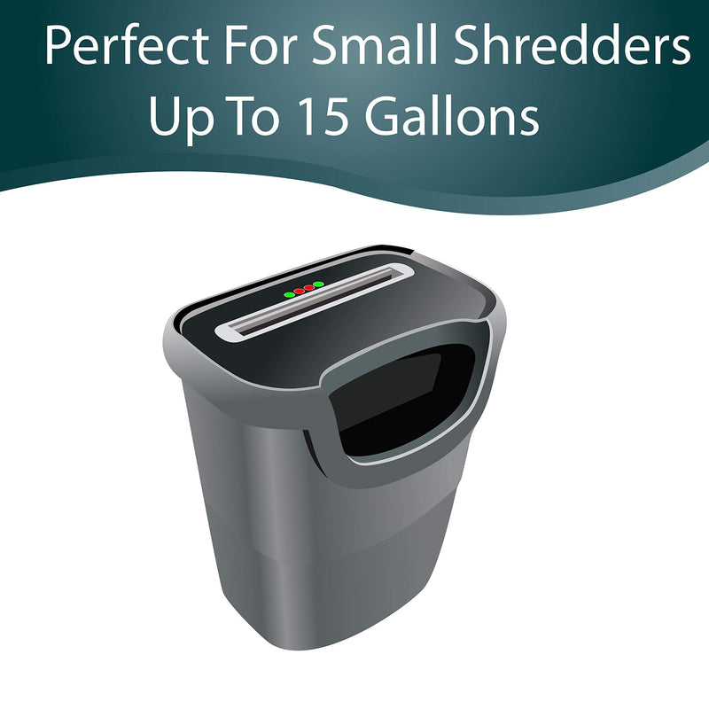 [Australia - AusPower] - Upper Midland Products 50 Paper Shredder Clear Bags - Perfect Size for Most Paper Shredders up to 15 Gallons 