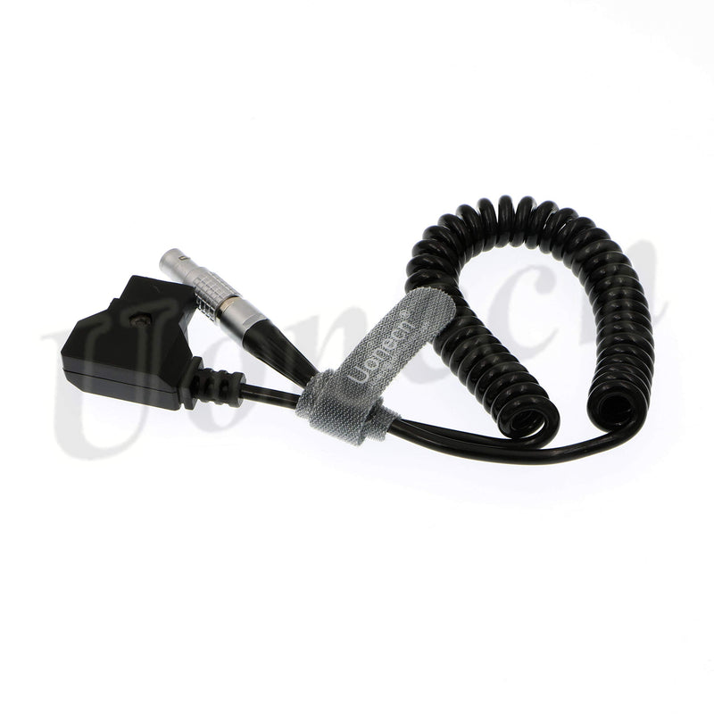 [Australia - AusPower] - Uonecn for Anton Bauer Teradek Bond Power Cable Dtap to 0B 2 Pin Plug Spring Cable Spring cable straight 2 pin male to Dtap 