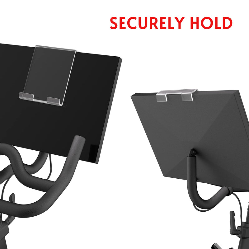 [Australia - AusPower] - Crostice Tablet Holder Mount Compatible with Peloton Bike & Bike Plus & Row & Tread, Holder for iPad, Phone Holder Tablet Stand for Most Exercise Bike & Treadmill Accessories, Compatible with MYX Bike 
