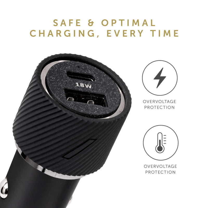 [Australia - AusPower] - Native Union Car Charger PD–Fast-Charging 30W Dual-Port USB-A & USB-C Car Charger–Compatible with iPhone 13/13Pro/13Pro Max/13mini/12/12Pro, AirPods Pro, iPad, Samsung S21+, Google Pixel 6, Switch 