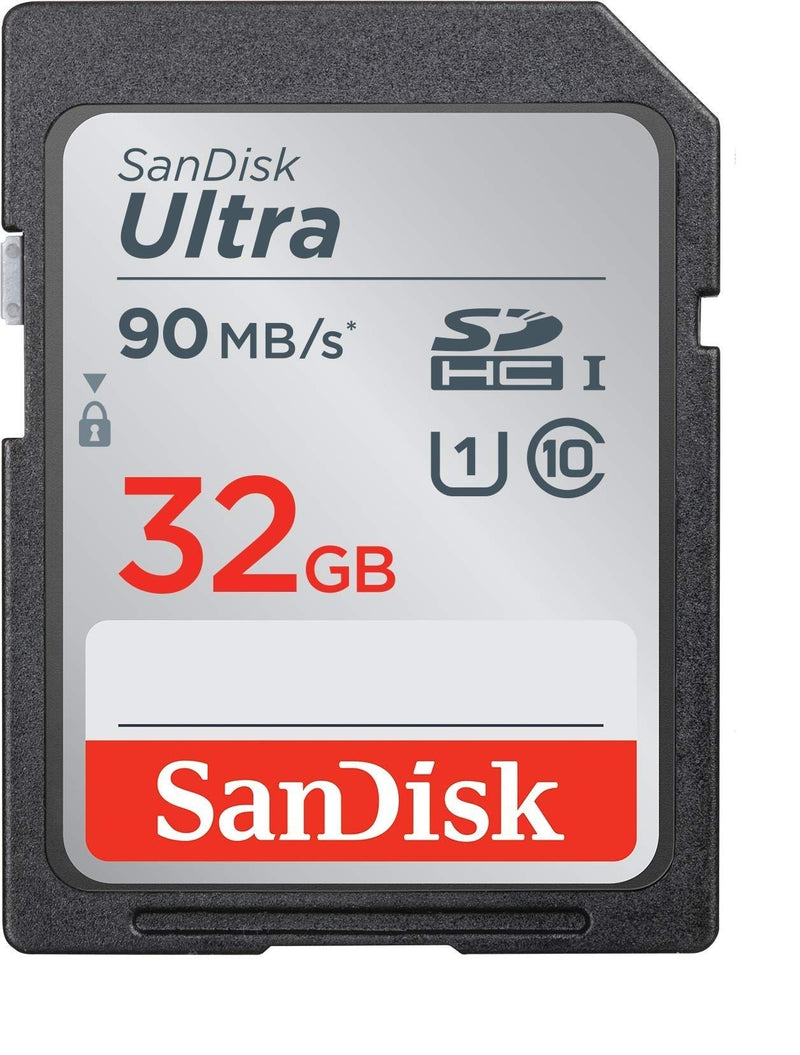 [Australia - AusPower] - SanDisk 32GB Ultra SDHC Memory Card works with Sony W800/S, DSCW830, DSCHX80, a5100, DSCWX350, DSCWX500 Camera UHS-I Class 10 Bundle with Everything But Stromboli Card Reader (SDSDUNR-032G-GN6IN) 