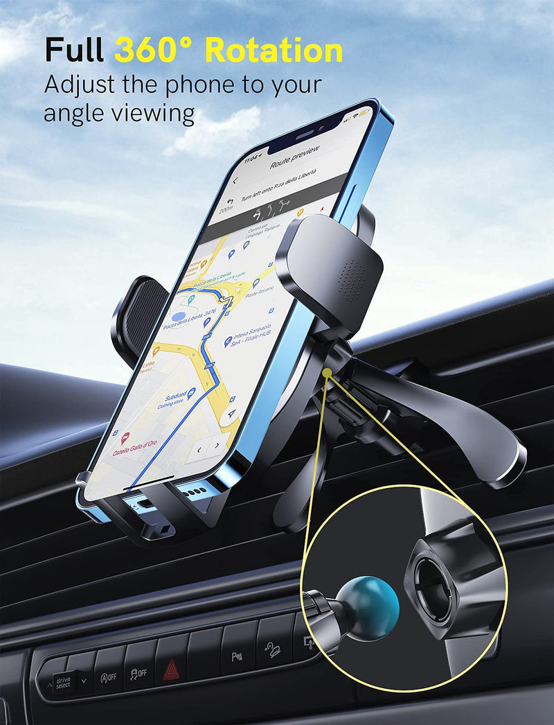 [Australia - AusPower] - Car Vent Phone Mount, VIOY Upgrade Air Vent Clip Cell Phone Car Mount Compatible with iPhone 13 12 11 Pro Max Mini SE XS XR Galaxy S20 Note 20 10 