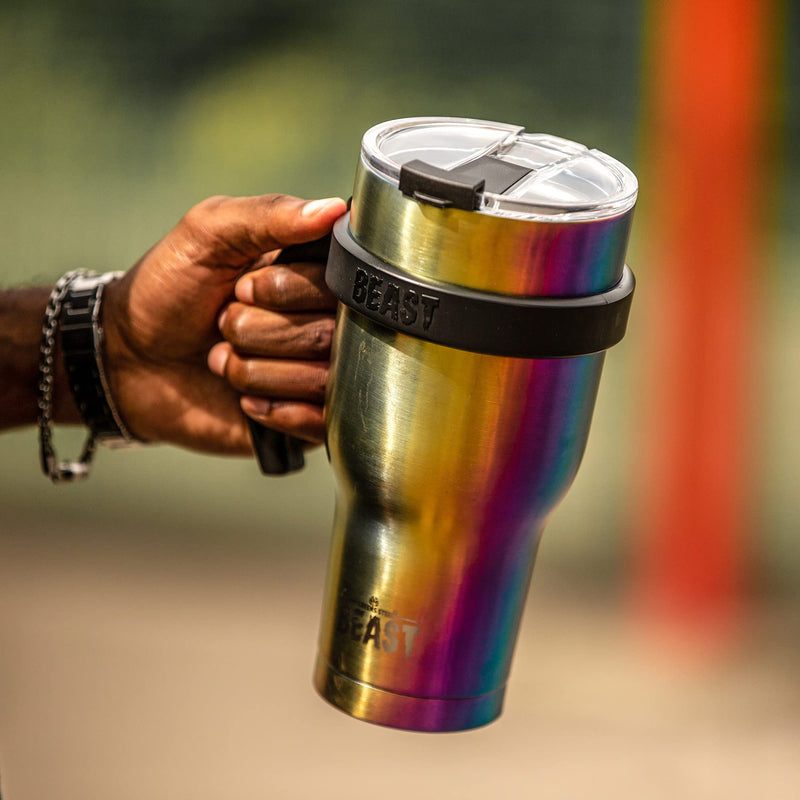 [Australia - AusPower] - New Beast Handle for Greens Steel BEAST 40oz Tumblers - Black 40 oz 
