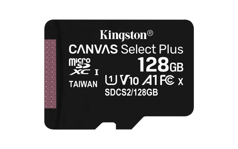 [Australia - AusPower] - Kingston 128GB microSDXC Canvas Select Plus Class 10 Flash Memory Card SDCS2 Memory 
