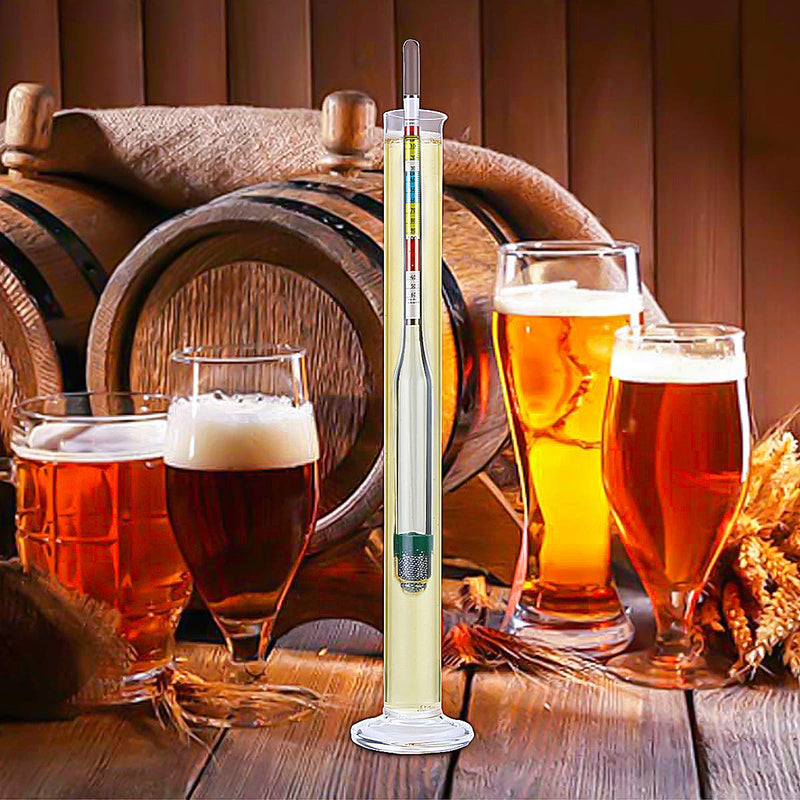 [Australia - AusPower] - Circrane Triple Scale Hydrometer, Alcohol Hydrometer for Brew Beer, Wine, Mead and Kombucha, ABV, Brix and Gravity Test Kit, Home Brewing Supplies 