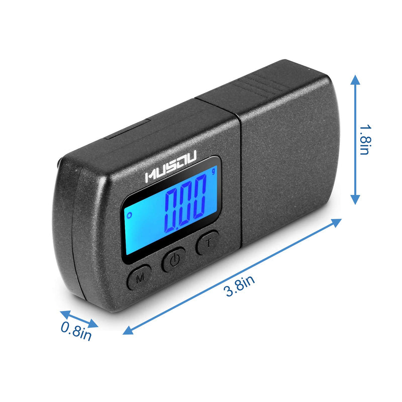 [Australia - AusPower] - Musou Digital Turntable Stylus Force Scale Gauge 0.01g Blue LCD Backlight,Tracking Force Pressure Gauge/Scale for Tonearm Phono Cartridge 