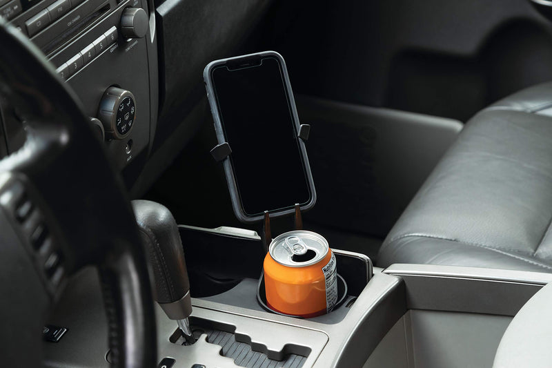 [Australia - AusPower] - Kuryakyn 6474 Free-Flex Cup and Cell Phone Device Holder: Mounts in Cars, Trucks, Vans, UTVs with Flexible Arms Securing Various Phones/Cases, Black 