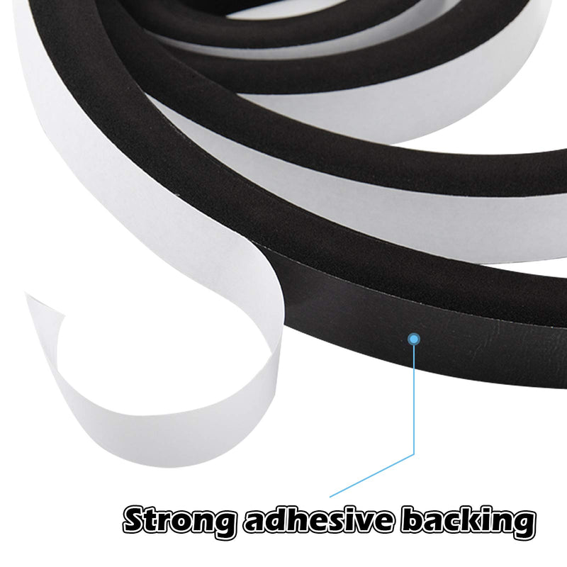 [Australia - AusPower] - Adhesive Foam Tape, Soundproofing Closed Cell Foam Seal Neoprene Weather Stripping with Adhesive Black (1in X 1/16in X 33FT, Black) 1in * 1/16in *33FT 