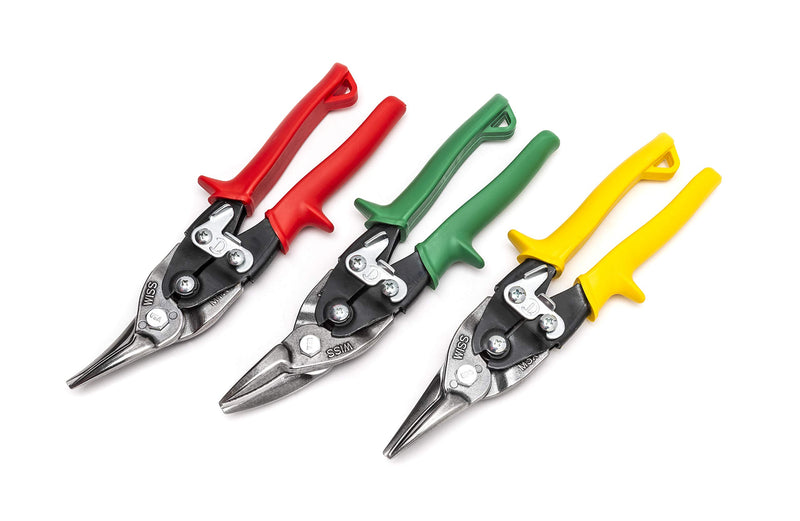 [Australia - AusPower] - Crescent Wiss 9-3/4" MetalMaster® Compound Action Straight and Right Cut Aviation Snips - M2R, Multi, One Size 