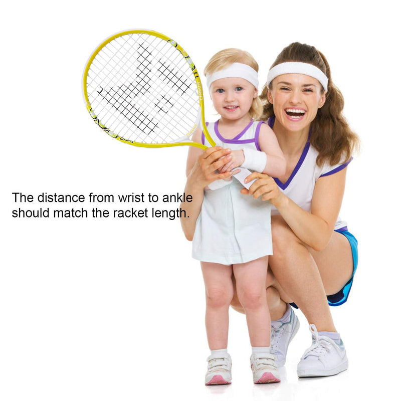 [Australia - AusPower] - Kids Tennis Racket Starter Kit for Kids Age 4 and Under with Shoulder Strap Bag Mini Tennis Racket Toddler Tennis Raquet 17 Inch 