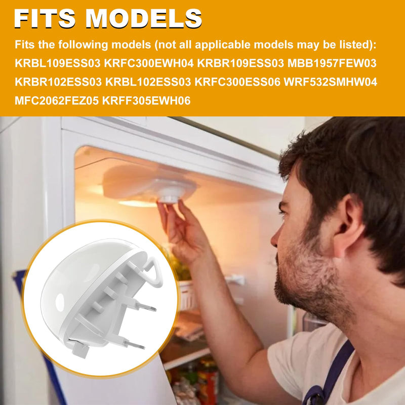 [Australia - AusPower] - FELHOOD W11251749 AP7192759 W11602886 Freezer Light Bulb for Kenmore Amana Whirlpool Refrigerator Led Freezer W11449273 W11251749 W11520324 W11468934 AP6986570 