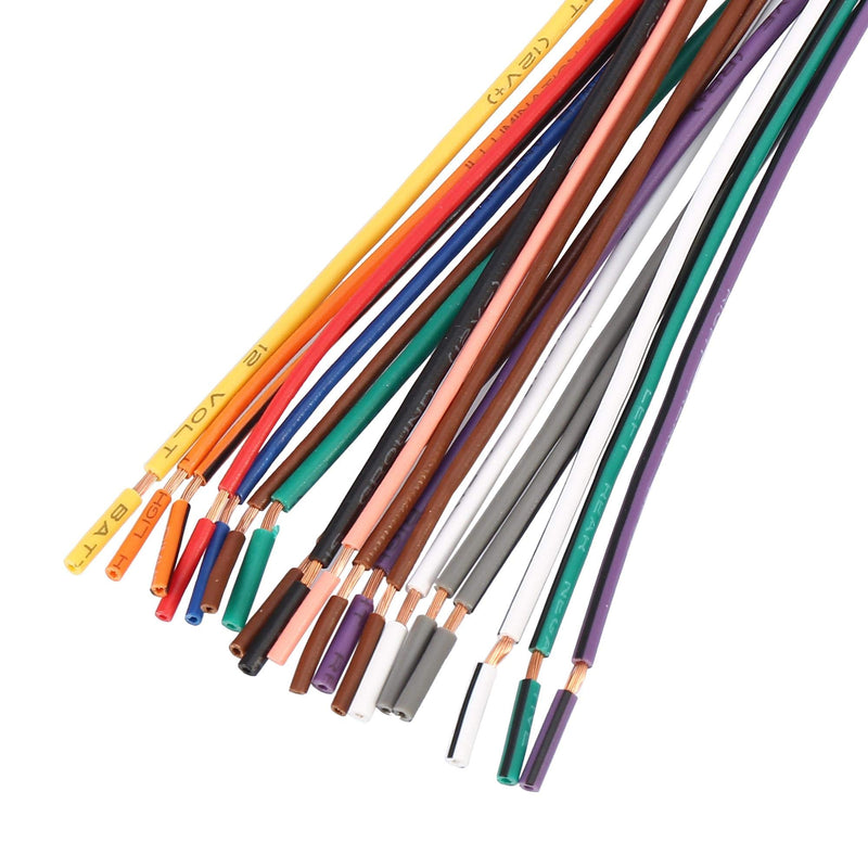 [Australia - AusPower] - X AUTOHAUX 70-5520 Car Stereo CD Player Wiring Harness Wire Radio Adapter Install Plug for Ford Focus 2005-2007 
