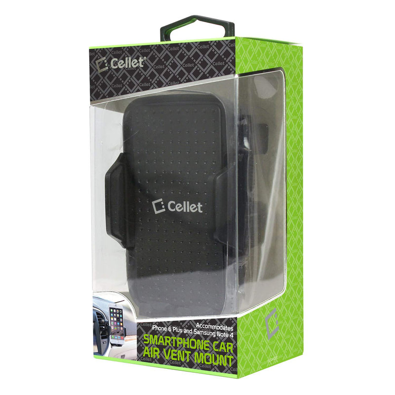 [Australia - AusPower] - Cellet Vehicle Air Vent Phone Holder One Touch Universal Cradle Compatible With iPhone 11 Pro Max Xr Xs Max Xs X SE 8 Plus 7 6S Note 10 5G 9 8 Galaxy S10 5G S10 S10e S10+ J2 S9 S8 Pixel 4 3 XL 