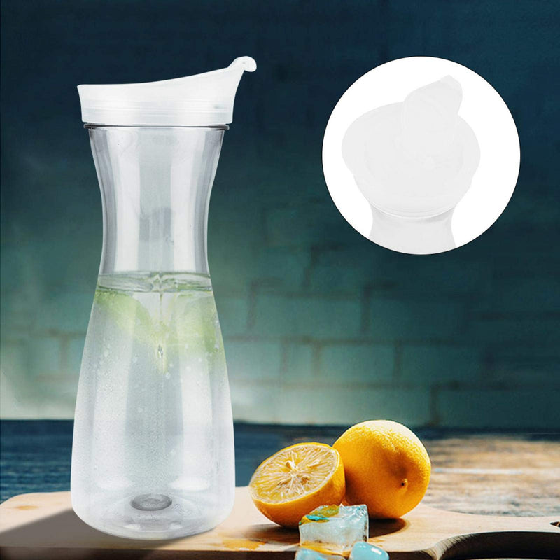 [Australia - AusPower] - Juice Bottle - Acrylic Transparent Juice Bottle Water Jug Transparent Juice Bottle Water Jug Hot Cold Juice Jug Reusable Drinking Bottles(600ml) 600ml 