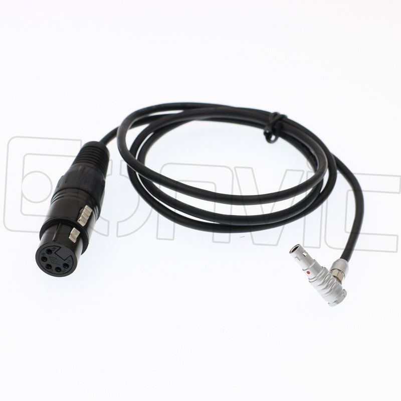 [Australia - AusPower] - Eonvic Audio Cable for Arri Alexa Mini Camera Right Angle 5pin Male to 5pin XLR Female 