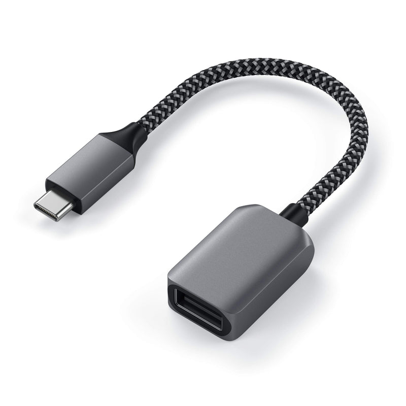 [Australia - AusPower] - Satechi USB-C to USB 3.0 Adapter Cable – USB Type-C to Type-A Female – Compatible with 2021 MacBook Pro M1 Pro & Max, 2020 MacBook Air/Pro M1, 2021 iPad Pro M1 and More 