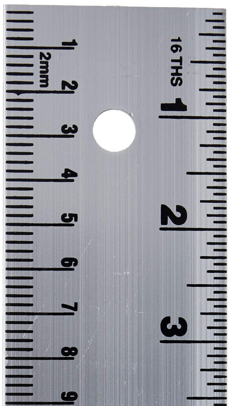 Johnson Level & Tool J48EM Inch/Metric Straight Edge, 48