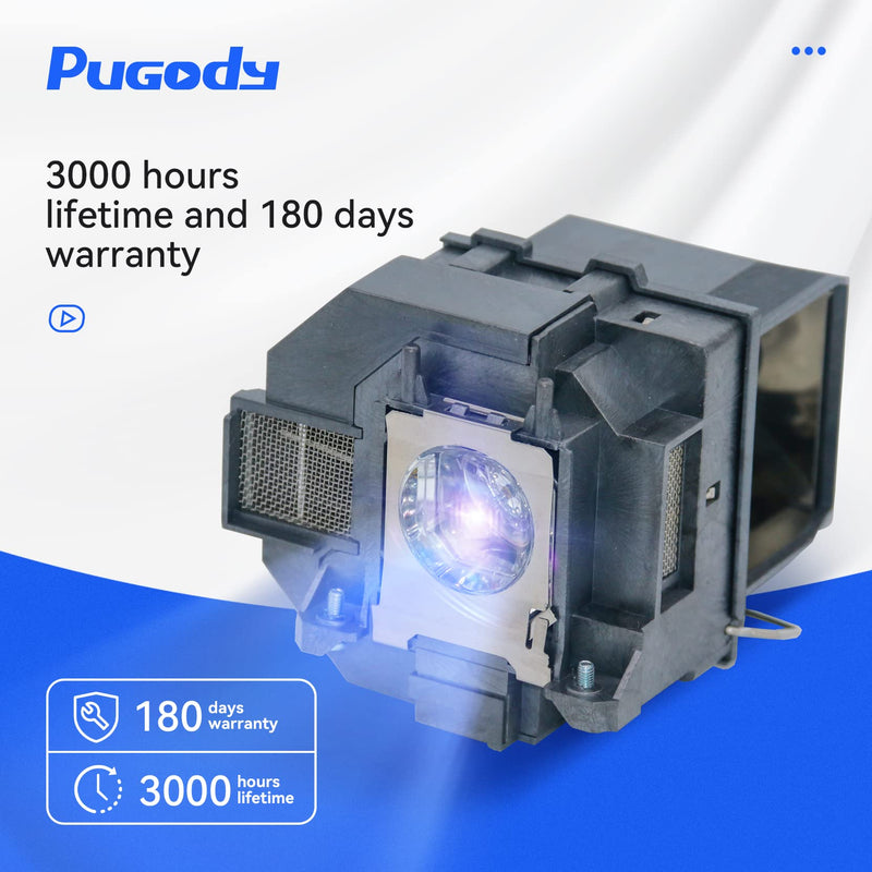 [Australia - AusPower] - Pugody ELPLP95/V13H010L95 Replacement Projector Lamp Bulb for Epson EB-2250U EB-2255U EB-2265U EB-5530U EB-2245U EB-2155W EB-5510 EB-2250 PowerLite 2250U 2255U 5535U 2155W 2265U 5510 2245U 2065 lamp 