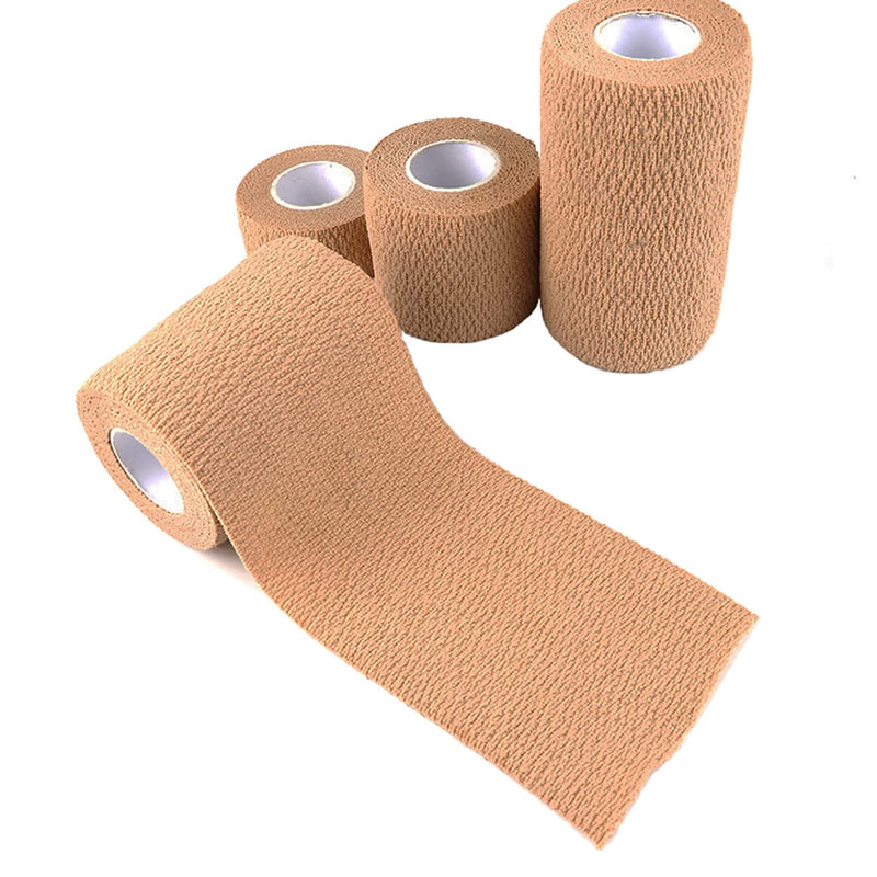 [Australia - AusPower] - Self Adhesive Bandages, Sports Wrap Tape for Wrist and Ankle, Breathable Waterproof Elastic Non-Woven Cohesive Bandage, 8 Rolls Athletic Tape 