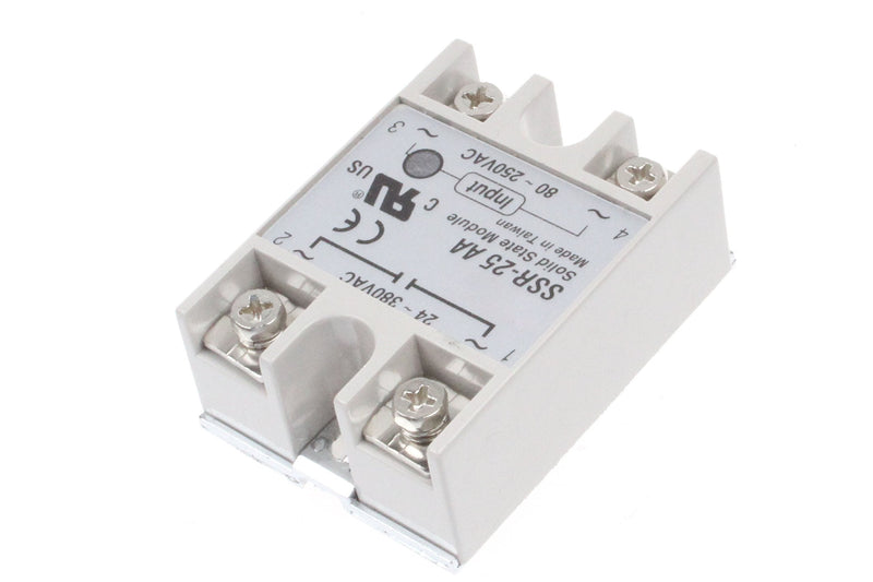 [Australia - AusPower] - NOYITO SSR-25AA Solid State Relay Input 80-250V Output 24V-380V AC Control AC 