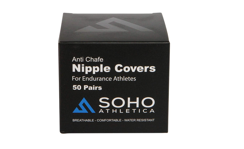 [Australia - AusPower] - 50 Pairs of Men's Nipple Covers for Running, Prevent Joggers Nip, Stops Nipple Chafing During Sport, Ease and Prevent The Pain of Runners Nipple - by SOHO Athletica 