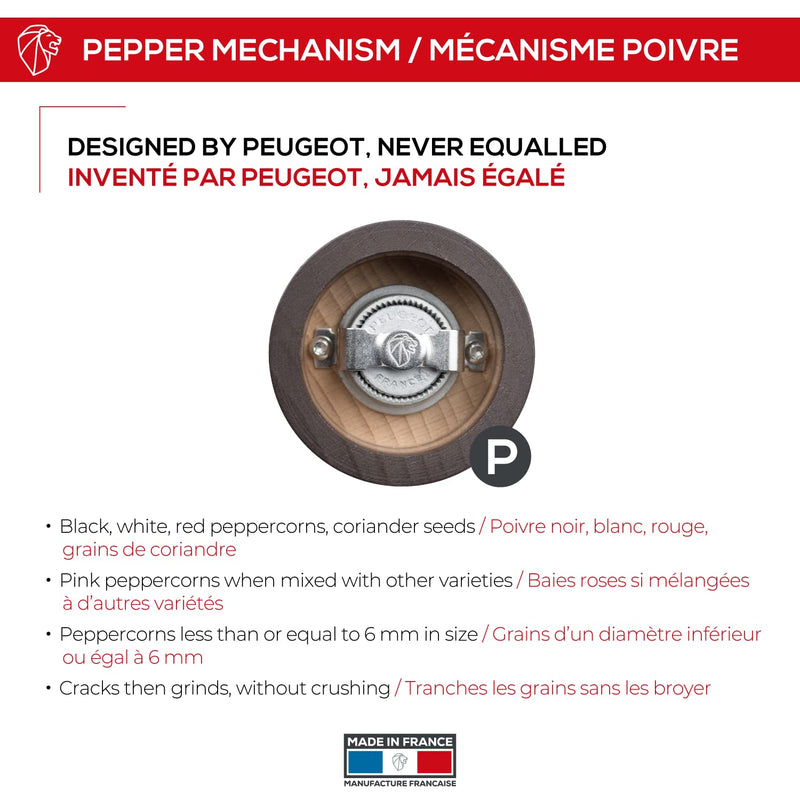 [Australia - AusPower] - Peugeot 870418/1 Paris Classic 7-Inch Pepper Mill, Chocolate 7 Inch 