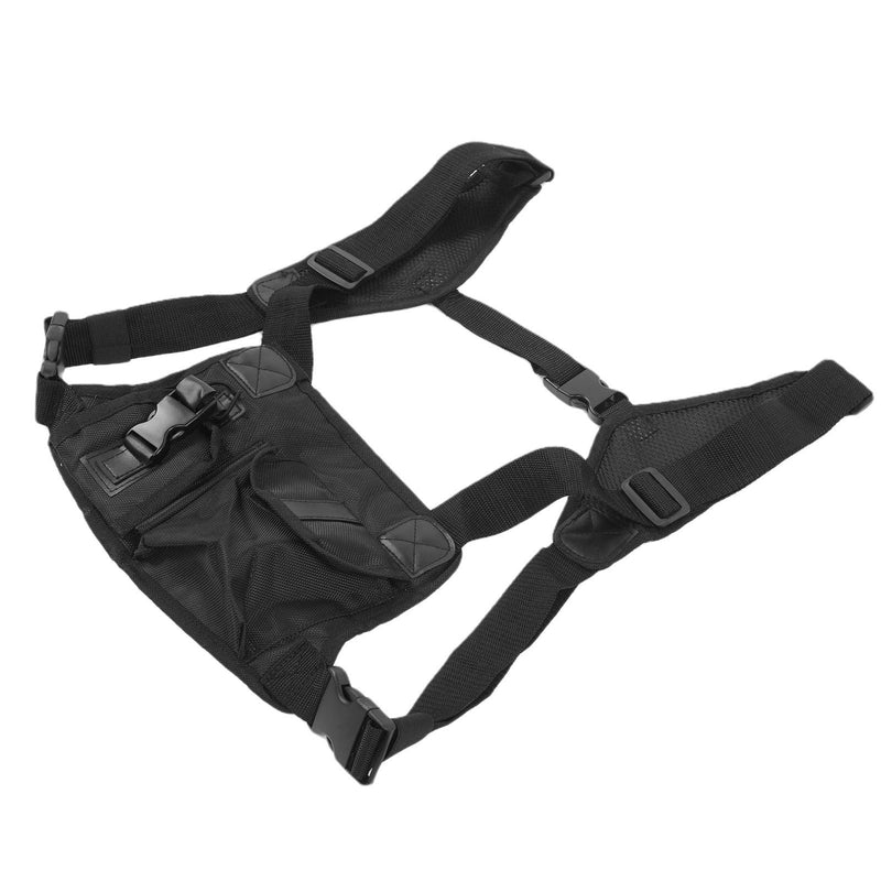 [Australia - AusPower] - Chest Bag for Men, Universal Radio Chest Harness Bag for Two Way Radio, Vest Harness Chest Rig Front Pack Pouch (Rescue Essentials) 