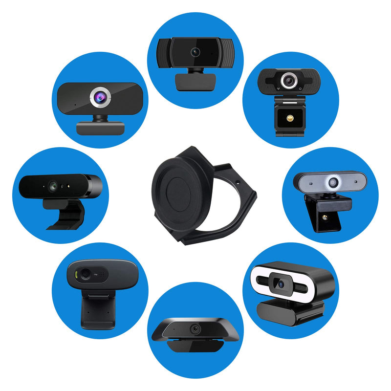 [Australia - AusPower] - Webcam Cover Lens Cap, 3 Pcs Webcam Lens Cover Shutter Hood Cover for Logitech HD Pro Webcam C270/C615/C920/C930e/C922X to Protect Your Privacy and Security 