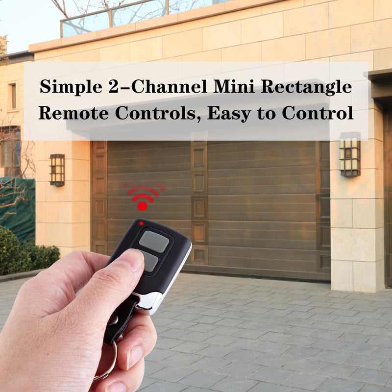 [Australia - AusPower] - LAWOHO 81LM 61LM 850CB Billion Code Mini Keyring Remote for Green Learn Button Liftmaster Chamberlain Sears Craftsman Garage Door Openers 2 Pack 