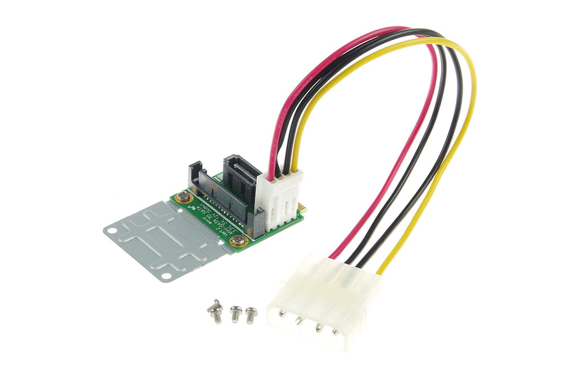 [Australia - AusPower] - KNACRO Mini SATA to SATA Adapter 7Pin (with Power Interface) 