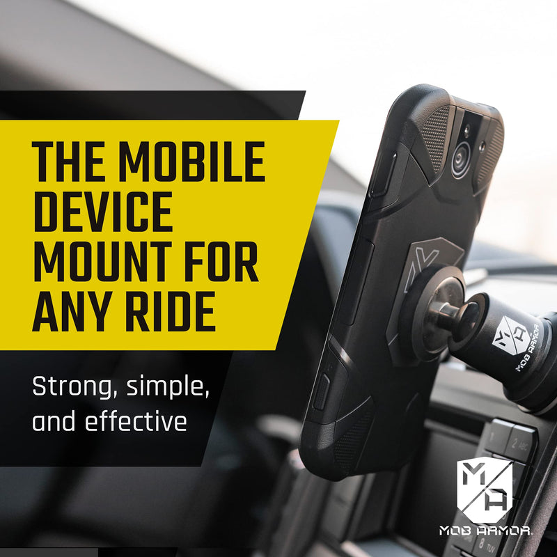 [Australia - AusPower] - Mob Armor MobNetic Plates (2 Pack) - Compatible with Mob Magnetic Phone Mount for Car - Universal Smartphone Mounting Plates - Best Vehicle Accessory for Cellphone - Black 