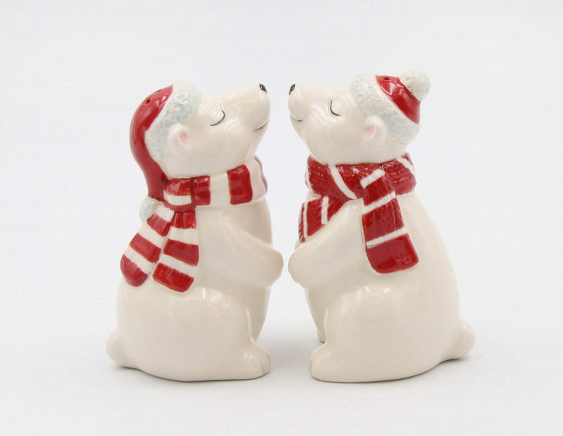 [Australia - AusPower] - Cosmos Gifts Christmas Polar Bear S/P Salt and Pepper Set, Multicolored 