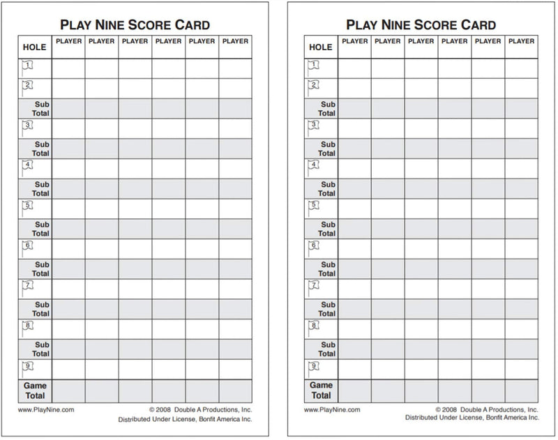 [Australia - AusPower] - Play Nine - The Card Game of Golf! 