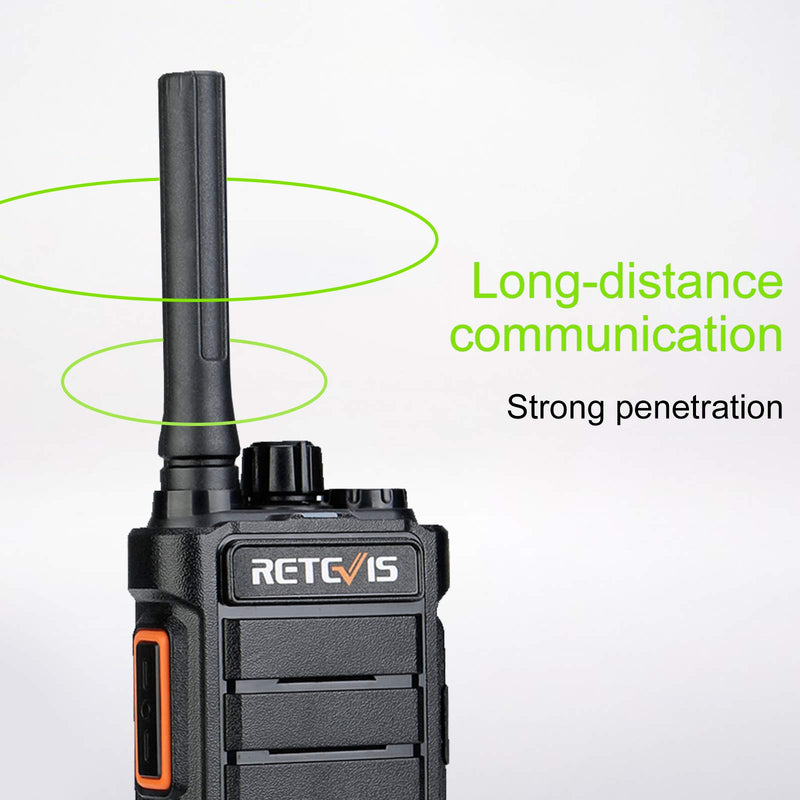 [Australia - AusPower] - Retevis RB26 GMRS Handheld Radio, 30CH Flashlight 2 Way Radio Long Range, 2000mAh Type-C Rechargeable Walkie Talkies Adults,GMRS Base Station Capable(1 Pack) 