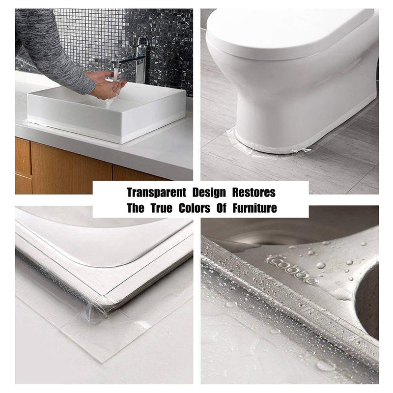 [Australia - AusPower] - Caulk Strip Waterproof Self Adhesive Caulk Tape for Bathtub Toilet Kitchen (1.97in×16.4ft) 1.97 Inch Width x 16.4 Feet Length 
