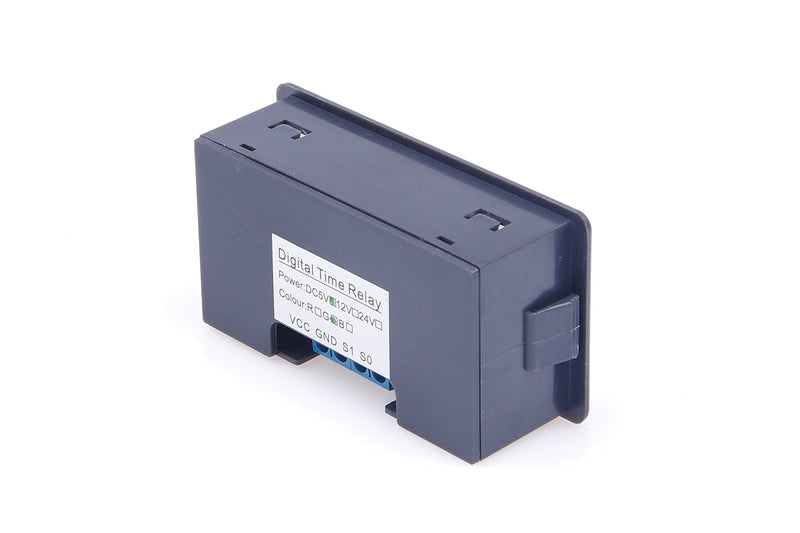 [Australia - AusPower] - KNACRO 1500W DC 5V (5-8V) Automotive Relay Switch, Digital Time Delay Relay Board with Dual-Color (Red+Green) LED Display, On-Off Delay Timer Switch Support Cycle of Time for Car Vehicle 