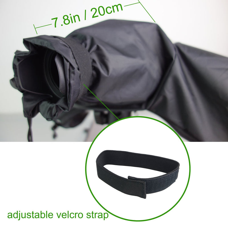 [Australia - AusPower] - Venterior Waterproof Rain Cover Camera Protector for Canon Nikon Pentax and Other DSLR Cameras - Protect from Rain Snow Dust Sand 