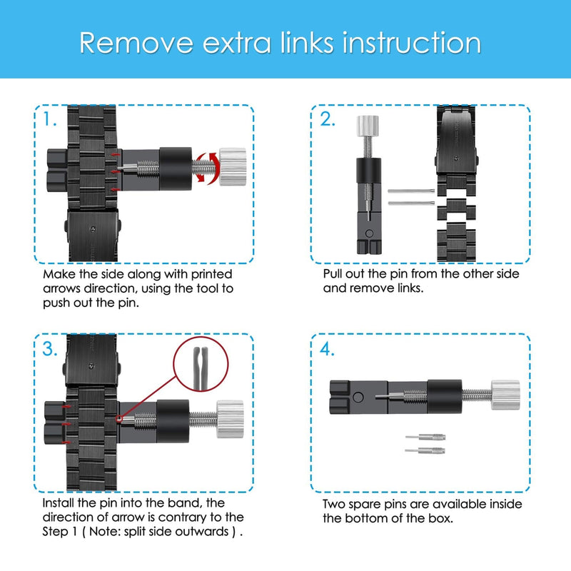 [Australia - AusPower] - Fintie Metal Band Compatible with Fitbit Versa 2, Versa, Versa Lite Edition, Solid Stainless Steel Strap Replacement Wristband Business Bracelet Compatible with Fitbit Versa Smartwatch Black 