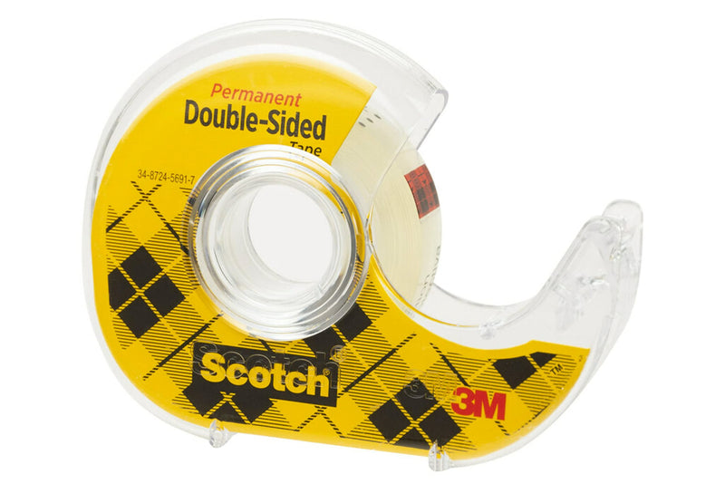 [Australia - AusPower] - Scotch Double Sided Tape, 1/2 in x 500 in, 6 Dispensered Rolls (6137H-2PC-MP) 