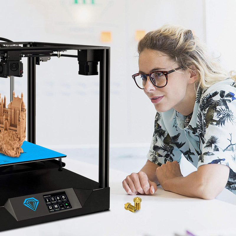 [Australia - AusPower] - Usongshine 12 Pieces 3D Printer Nozzles MK8 Nozzle 0.4mm for 3D Printer Makerbot Creality CR-10 MK8 12 pcs 0.4 