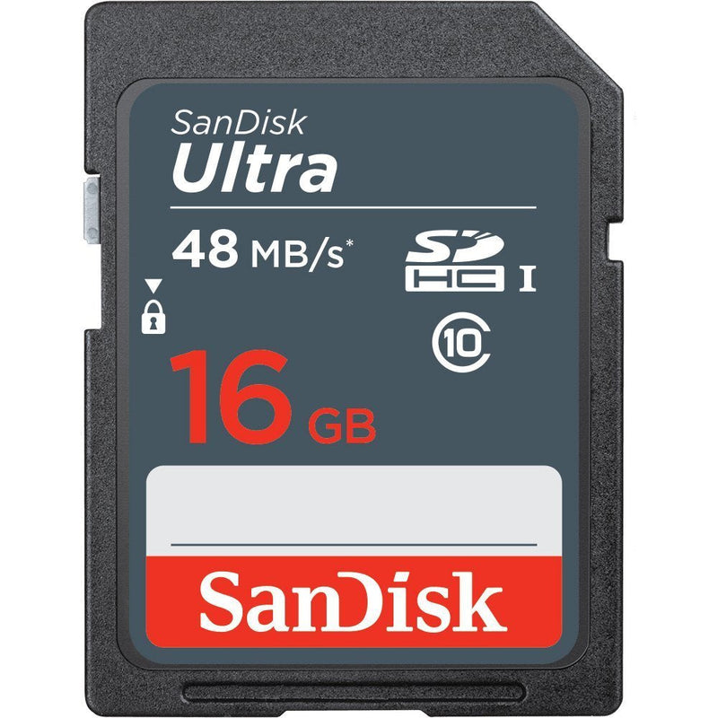 [Australia - AusPower] - Sandisk 16GB SD SDHC Flash Memory Card works with NINTENDO 3DS DS DSI & Wii Media Kit, Nikon SLR Coolpix Camera, Kodak Easyshare, Canon Powershot, Canon EOS, comes with Everything But Stromboli Reader 