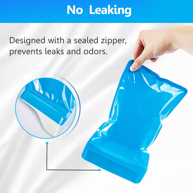 [Australia - AusPower] - CLOUDBERG 20pack Emergency Urinal Bag for Children and Kids, Disposable Urine Bag for Men and Women,600ml Portable Pee Bag for Travel Traffic jam Brief Relief (Blue) 