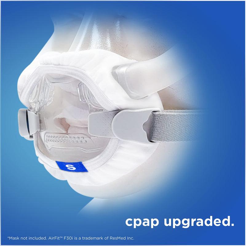 [Australia - AusPower] - resplabs CPAP Mask Liners - Compatible with ResMed AirFit F30i Masks, Small - Reusable, Washable Cushion Covers - 4 Liner Pack Small - 4 Pack 