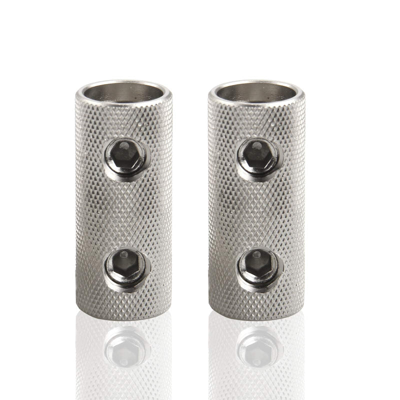[Australia - AusPower] - ZOOKOTO 2Pcs 0/1 Gauge Wire Audio Car Brass Terminal Butt Connectors Car Stereo Power or Ground Wire Splice Coupler 0/1GA 