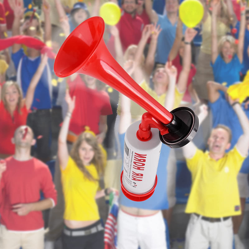 [Australia - AusPower] - AOLIHAN Handheld Air Horn, Aluminum+ABS Portable Handheld Air Pump Horn, Loud Noise Maker Safety Horn for Boats Cars Sporting Events Camping Universal Reusable Eco-Friendly 