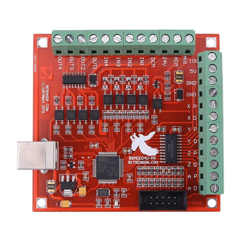 [Australia - AusPower] - MACH3 Controller, USB MACH3 100Khz Motion Controller Card Breakout Board, Controller Card, for CNC Engraving, Servo Motor, Stepper Motor Servo motor 