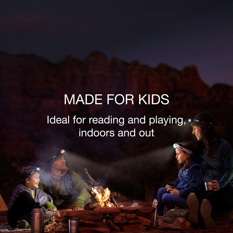[Australia - AusPower] - Petzl - TIKKID, 20 Lumens, Outdoor and Indoor Compact Headlamp for Reading and Play, Kids 3 Years and Older Blue 