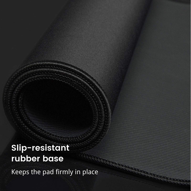 [Australia - AusPower] - Large Mouse Pad, Gaming Mouse Pad, TEDNETGO Waterproof XL Extended Extra Large Mouse Pad with Stitched Edge, Non-Slip Large Ergonomic Mouse Pad Desk Mat for Computer Laptop, 31.5"x15.7" x 0.12", Black 